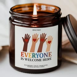 idaho teacher candle | inclusive classroom soy candle gift for equality, pride & positive learning spaces