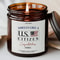 Personalized US Citizen Candle Funny Citizenship Gift For New American Green Card Naturalization 0