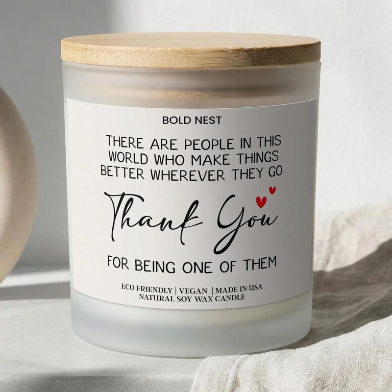 Corporate Employee Appreciation Candle Gift Best Team Personalized Thank You Candle For Coworkers O 0
