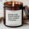 Personalized 50th Birthday Candle Funny Not In Your 40s Milestone Gift For Women Custom 50th Birth 0