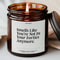 Personalized 50th Birthday Candle Funny Not In Your 40s Milestone Gift For Women Custom 50th Birth 0
