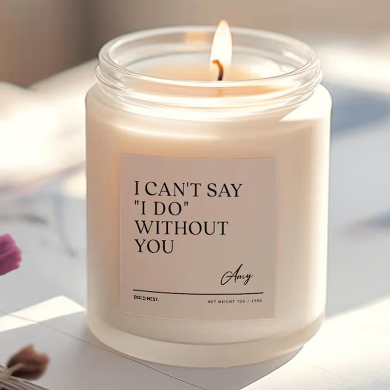 Custom Bridesmaid Candles Personalized Bridesmaid Gifts Bridesmaid Proposal Bridesmaid Keepsake I C 0