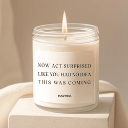 bridesmaid keepsake candle, will you be my bridesmaid gift, funny proposal idea for bridal party, moh candle gift