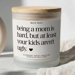 funny mom gift candle – best mom birthday & mothers day candle 2026, humorous gift for mom from daughter or son