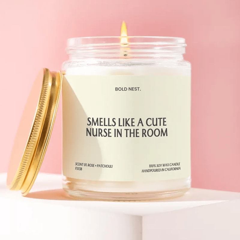 Cute Nurse Gift Cute Nurse In The Room Candle Funny Unique Handmade Personalized Appreciation Care 0
