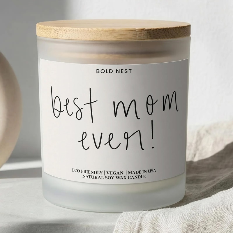 Best Mom Ever Candle For Mothers Day 2026 Funny Gift For Mom Birthday Gift From Daughter Son 0