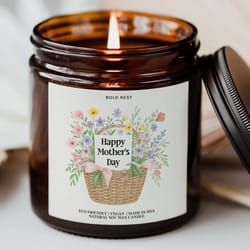 happy mothers day candle gift for mom 2026 scented birthday & appreciation gift