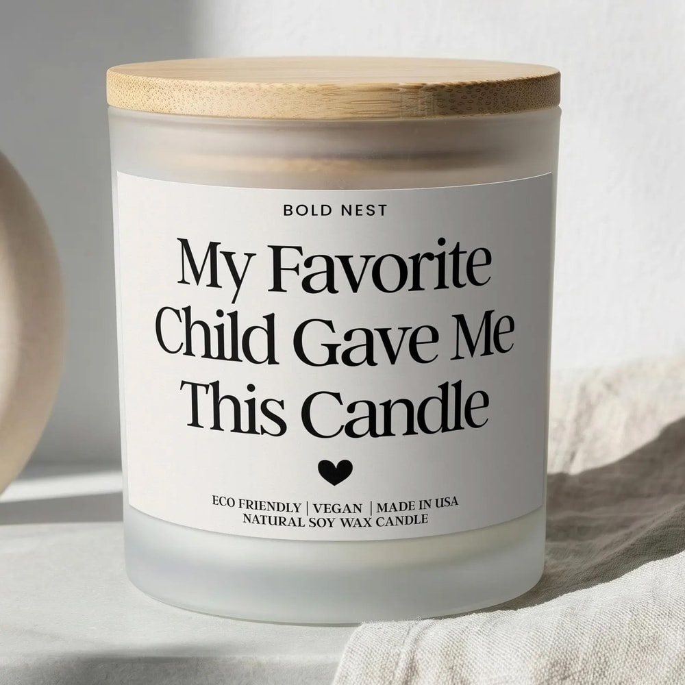 Mom Birthday Candle Funny Gift My Favorite Child Gave Me This Candle Mothers Day Present 0