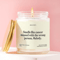 Cancer Support Candle Gift Strength Encouragement Personalized Name Candle Chemo Care Package Survi 0