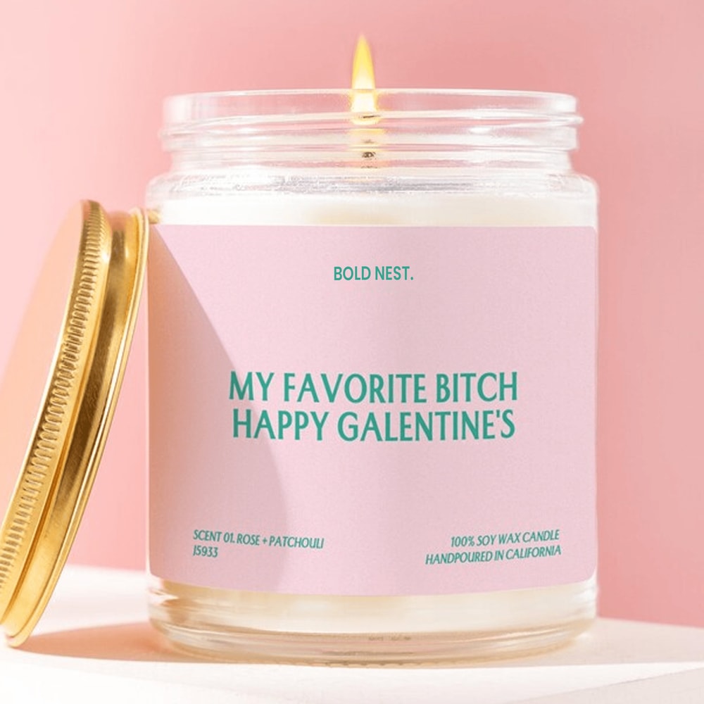 Galentines Candle Funny Best Friend Gift Sassy Gift For Her Galentines Day Gift Cute Aesthetic Cand 0