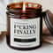Funny Graduation Candle Custom College Grad Gift For Class Of 2026 Nursing PhD Masters Doctorate 0
