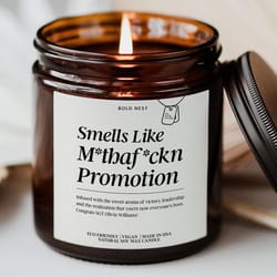 custom military promotion candle – personalized army navy air force space force & marines gift for service member gradua