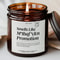 Custom Military Promotion Candle Personalized Army Navy Air Force Space Force Marines Gift For Se 0