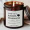 Funny Pharmacist Graduation Candle Custom Pharmacy School Gift For Future Pharmacist PharmD Gradu 0