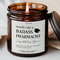Funny Pharmacist Graduation Candle Custom Pharmacy School Gift For Future Pharmacist PharmD Gradu 0