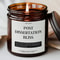 Custom PhD Graduation Candle Funny Doctoral Dissertation Gift For PhD Graduate Medical Thesis Com 0