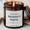 Personalized Bachelors Degree Graduation Candle Funny College Grad Gift For Daughter Class Of 2026 0