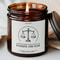 Funny Future Lawyer Candle Bar Exam Prep Gift For Law Student LawyerToBe Graduation Keepsake Candl 0