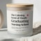 Funny Nursing School Graduation Candle Custom Surviving RN Gift For New Nurse Personalized Nursing 0