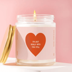 i'm still into you candle romantic gift funny love candle anniversary gift cute couple gift valentine candle