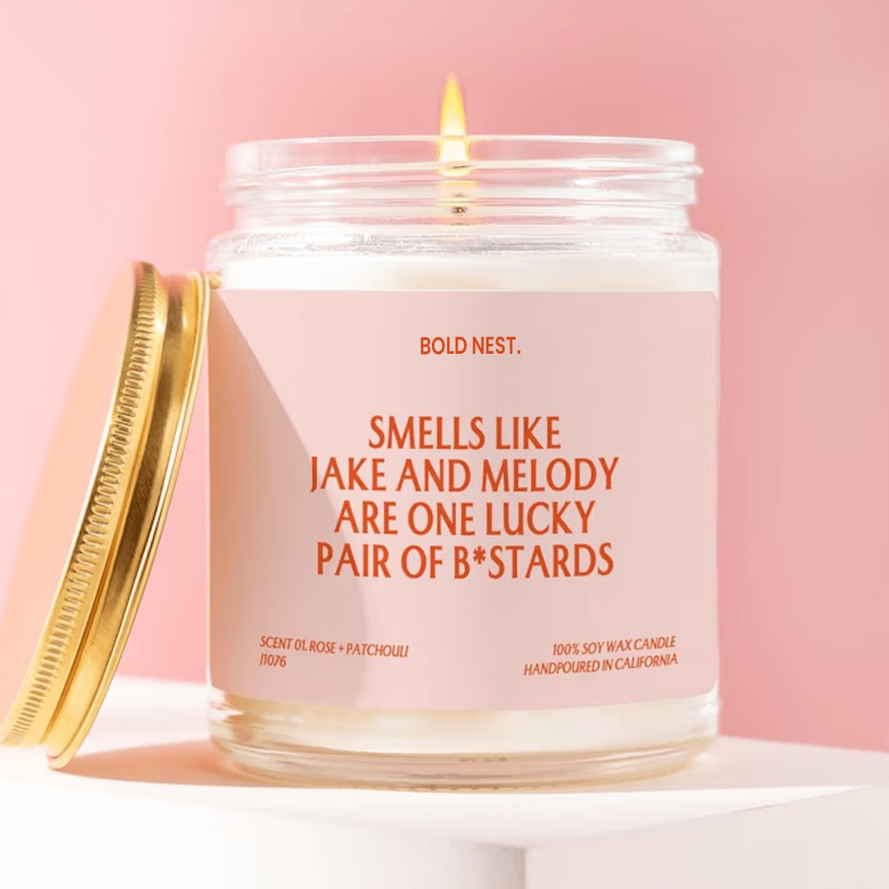 Funny Couple Candle Personalized Names Gift Naughty Love Gift Anniversary Gift Valentine Gift For C 0