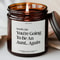 Personalized Aunt Pregnancy Announcement Candle Baby Reveal Keepsake Gift 0