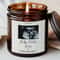 Personalized Pregnancy Announcement Candle Ultrasound Baby Reveal Keepsake Gift 0