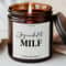 Upgraded To MILF Funny Pregnancy Announcement Candle Expecting Mom Gift 0
