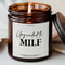 Upgraded To MILF Funny Pregnancy Announcement Candle Expecting Mom Gift 0