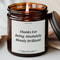 Funny Thank You Candle Absolutely Bloody Brilliant Best Friend Gift 0
