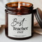 Custom Best Teacher Ever Appreciation Candle Personalized Thank You Gift 0