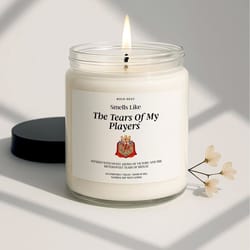 dungeon master candle gift, funny dm gamer candle smells like the tears of my players, nerdy dnd host gift