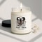 Gothic Skeletons Couple Candle Boo Basket Stuffer Personalized Halloween Gift For Best Friend Spook 0