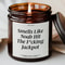 Funny Engagement Candle Personalized Just Engaged Gift Wedding Bachelorette Party Custom Candle Fo 0
