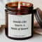 Smells Like Engagement Candle Funny Personalized Bridesmaid Proposal Candle Custom Bride Tribe Hen 0