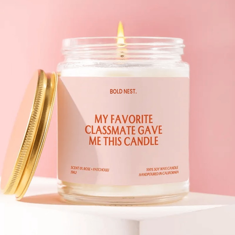 Funny Classmate Gift Candle My Favorite Classmate Gave Me This Candle Cute Friend Gift School Gift 0