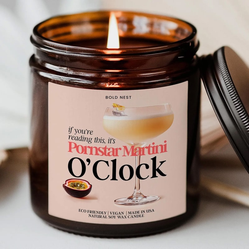 Martini Cocktail Candle Bar Decor Personalized Alcohol Drink Candle Valentine Gift For Girlfriend C 0