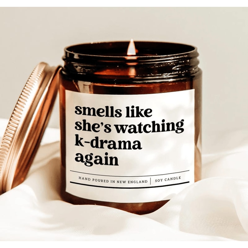 Funny K Drama Candle Kdrama Lover Gift Korean Drama Candle Netflix Binge Watching Gift Candle 0