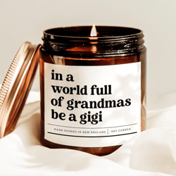 gigi candle gift, grandma candle, gigi gift from grandkids, funny grandmother candle gift