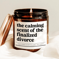 funny divorce candle, divorce party gift, newly divorced gift, freedom celebration candle