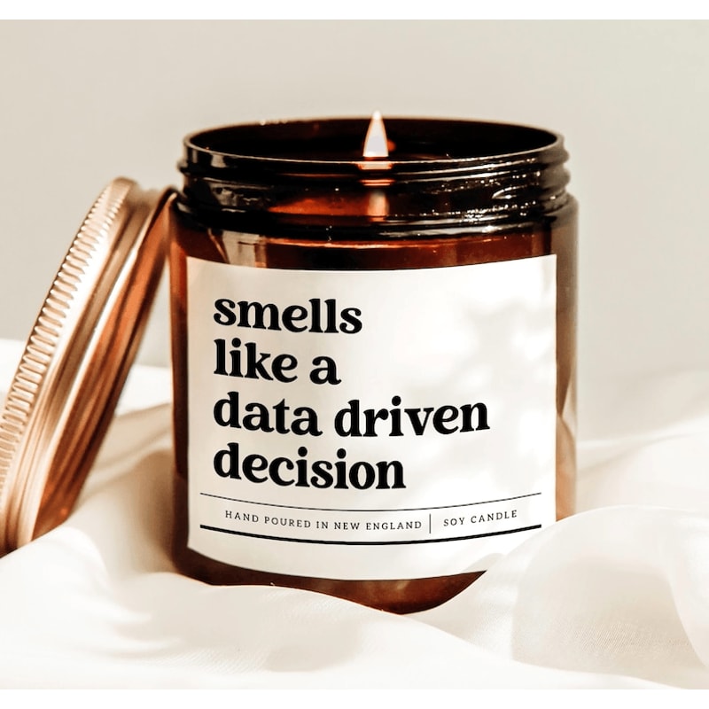 Data Analyst Candle Gift Funny Data Science Candle Analytics Gift Tech Office Decor 0