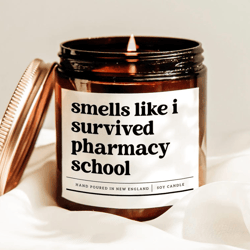 pharmacy school graduation candle, pharmacist gift, funny pharmacy student candle