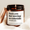 Funny Moving Away Candle Colorado Goodbye Gift Long Distance Friendship Candle 0
