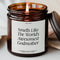 Godmother Gift Vintage Candle Funny Family Handmade Keepsake Candle For Godmothers 0