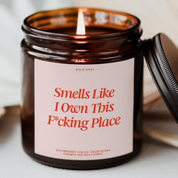 new condo gift scented candle funny housewarming closing day gift for new homeowner