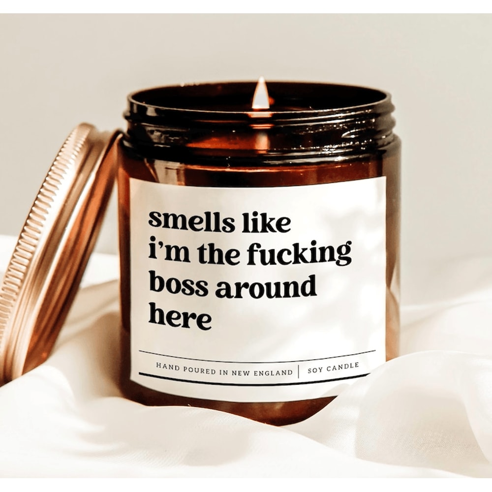 Funny Boss Candle Boss Lady Gift Sarcastic Office Candle 0