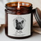 Custom Pet Memorial Candle Personalized Photo Dog Cat Loss Sympathy Candle Gift 0