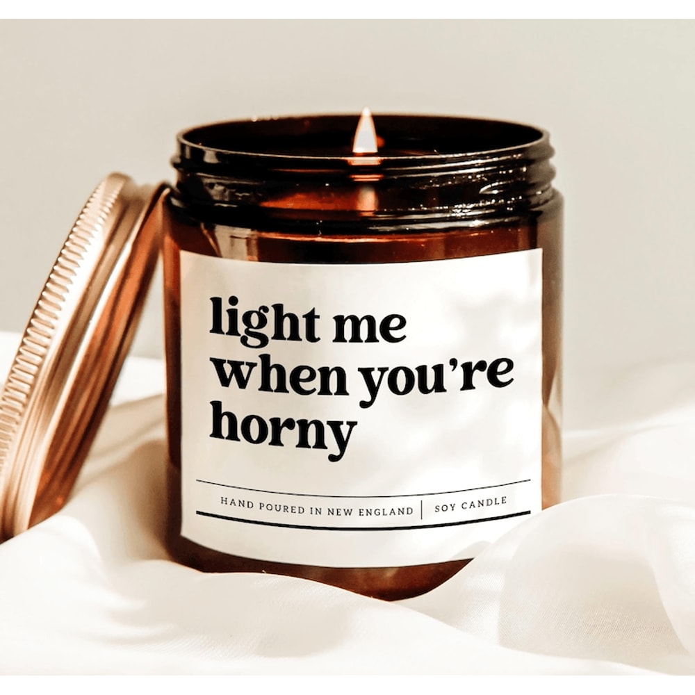 Funny Naughty Candle Gift For Couples Adult Humor Candle Romantic Gag Gift For Boyfriend Or Girlfri 0