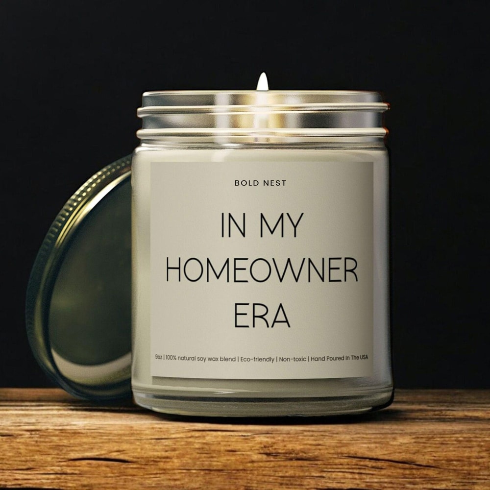 In My Homeowner Era Personalized Soy Candle Funny Housewarming Gift For New Homeowners First Home K 0