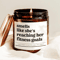 Smells Like Shes Reaching Her Fitness Goals Candle Funny Gym Gift For Workout Motivation And Self C 0